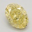 2.72 Ct. Fancy Intense Yellow Oval Lab Grown Diamond