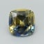 6.2x6mm Parti-Color Cushion Sapphire