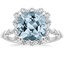 18K White Gold Marseille Halo Diamond Ring (1/2 ct. tw.), smalltop view