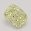 0.77 Ct. Fancy Yellow Cushion Diamond