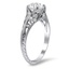 The Madalina Ring, smalltop view on a hand