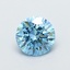 1.13 Ct. Fancy Vivid  Blue Round Lab Grown Diamond