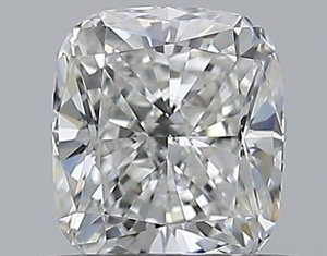 Cushion diamond — real photo