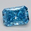 2.88 Ct. Fancy Vivid Blue Radiant Lab Grown Diamond