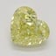 1.50 Ct. Fancy Intense Yellow Heart Diamond
