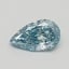 1.00 Ct. Fancy Intense Green Blue Pear Lab Grown Diamond