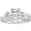 14K White Gold Arden Diamond Ring with Winding Willow Diamond Ring (1/8 ct. tw.)