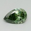 1.01 Ct. Fancy Vivid Pacific Green Pear Lab Grown Diamond