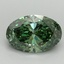 2.01 Ct. Fancy Vivid Pacific Green Oval Lab Grown Diamond