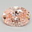 2.14 Ct. Fancy Vivid Pink Oval Lab Grown Diamond