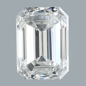 Emerald diamond — real photo