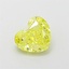 1.02 Ct. Fancy Vivid Yellow Heart Lab Grown Diamond