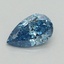 0.59 Ct. Fancy Vivid Blue Pear Lab Grown Diamond