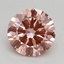 2.00 Ct. Fancy Intense Pink Round Lab Grown Diamond