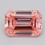 3.10 Ct. Fancy Vivid  Pink Emerald Lab Grown Diamond