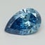 2.09 Ct. Fancy Vivid Blue Pear Lab Grown Diamond