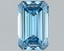 1.02 Ct. Fancy Vivid Blue Emerald Lab Grown Diamond