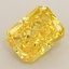 1.26 Ct. Fancy Vivid  Yellow Radiant Lab Grown Diamond