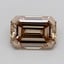 1.27 Ct. Fancy Light  Brown Emerald Lab Grown Diamond
