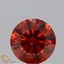 1.06 Ct. Fancy Deep Orange Round Lab Grown Diamond