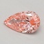 0.52 Ct. Fancy Vivid Pink Pear Lab Grown Diamond