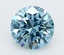 1.49 Ct. Fancy Vivid  Blue Round Lab Grown Diamond