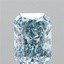 1.74 Ct. Fancy Vivid Blue Radiant Lab Grown Diamond