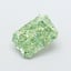 3.07 Ct. Fancy Vivid  Green Radiant Lab Grown Diamond