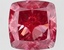 3.09 Ct. Fancy Vivid Pink Cushion Lab Grown Diamond