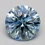 2.05 Ct. Fancy Blue Round Lab Grown Diamond