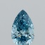 1.04 Ct. Fancy Vivid Blue Pear Lab Grown Diamond
