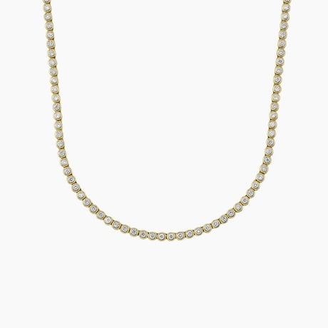 Petite Bezel Diamond Tennis Necklace (2 1/3 ct. tw.)
