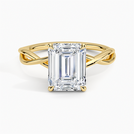 Alya Twist Solitaire Ring - Brilliant Earth