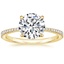 18K Yellow Gold Luxe Everly Diamond Ring (1/3 ct. tw.), smalltop view