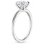 18K White Gold Kalina Ring, smallside view