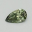 0.35 Ct. Fancy Vivid Green Pear Lab Grown Diamond