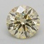 1.07 Ct. Fancy Light  Yellow Round Lab Grown Diamond