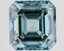18.07 Ct. Fancy Vivid Blue Asscher Lab Grown Diamond