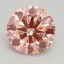2.00 Ct. Fancy Intense Pink Round Lab Grown Diamond