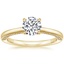18K Yellow Gold Liliana Diamond Ring, smalltop view