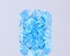 7.13 Ct. Fancy Vivid Blue Radiant Lab Grown Diamond