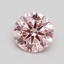 0.75 Ct. Fancy Intense Pink Round Lab Grown Diamond