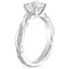 18K White Gold Tressa Diamond Ring, smallside view