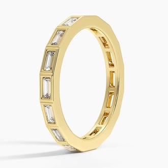 Bezel Baguette Eternity Lab Diamond Ring (3/4 ct. tw.)