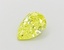 1.01 Ct. Fancy Vivid  Yellow Pear Lab Grown Diamond