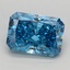 1.56 Ct. Fancy Vivid Blue Radiant Lab Grown Diamond