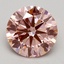 2.53 Ct. Fancy Intense Pink Round Lab Grown Diamond