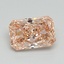 1.07 Ct. Fancy Vivid Pink Radiant Lab Grown Diamond