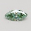 0.50 Ct. Fancy Vivid Green Marquise Lab Grown Diamond