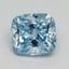 2.09 Ct. Fancy Vivid Blue Cushion Lab Grown Diamond